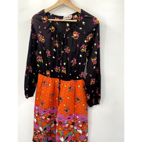 Vintage Neiman Marcus Quilted Midi Dress - Picture 2 of 4